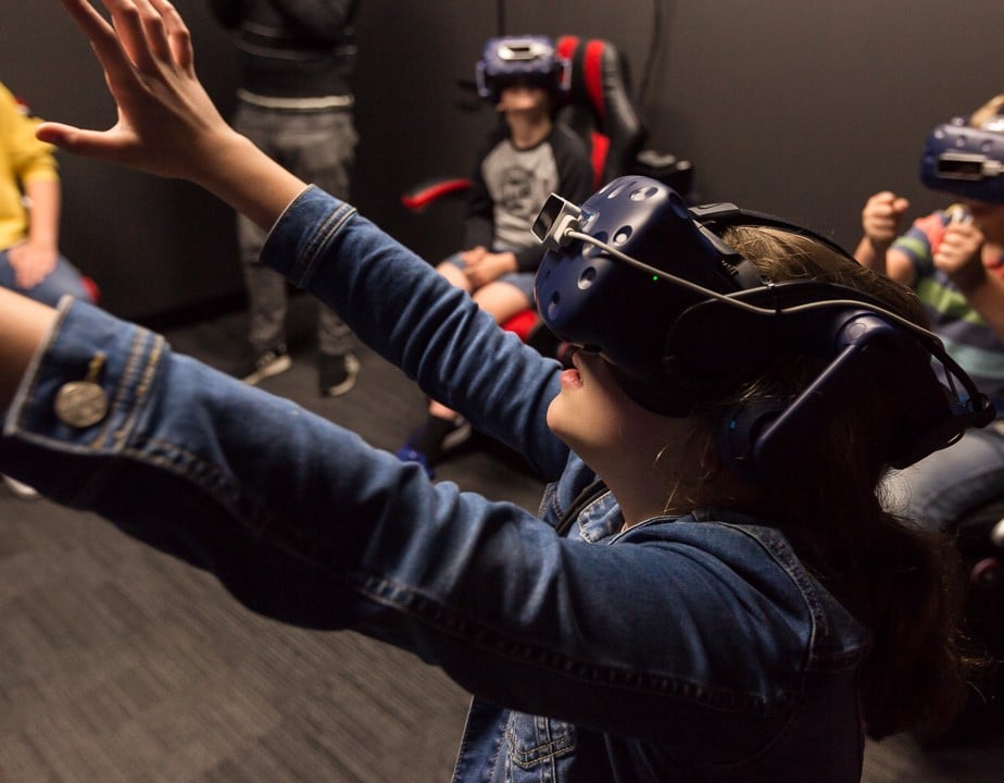 VR games with real-life special effects - now that's a birthday party, Sydney-style!