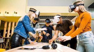 Virtual reality for team building activities and corporate entertainment 1